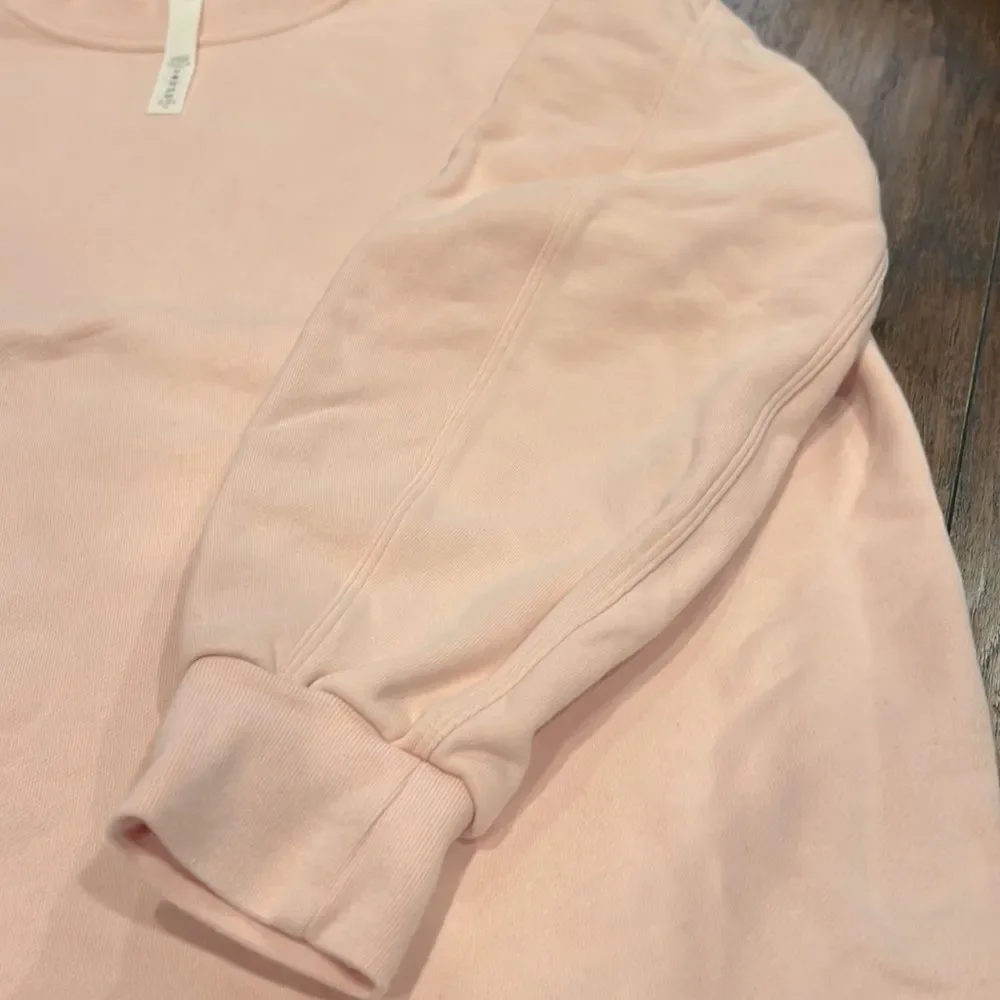 Lululemon‎ light pink oversized crewneck sweatshirt size 4 in EUC